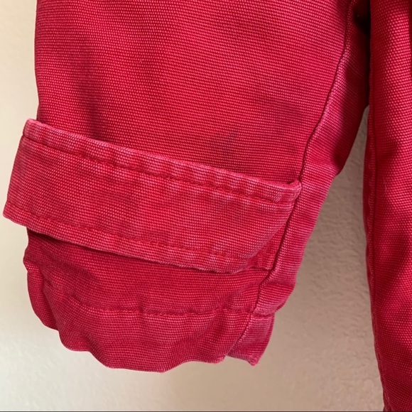 Eddie Bauer Goose Down Leather Collar Coat Small Petite - Picture 6 of 10